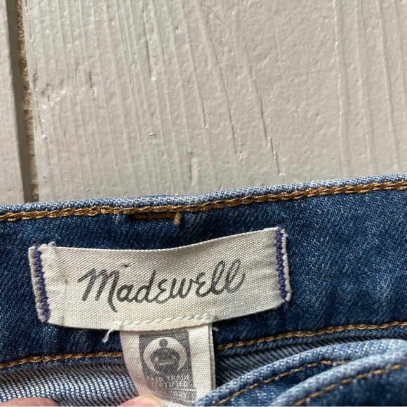 Madewell Tomboy Straight Jeans in Callan Wash Ankle Mid Rise Stretch - Picture 11 of 16